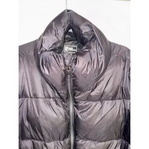 Born Primitive Warm Rush Womens Black Quilted Cropped Puffer Jacket Size‎ Large thumbnail 3