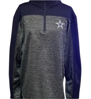 National Football League Dallas cowboy fleece quarter zip size L thumbnail 1
