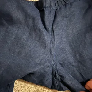 J Jill‎ linen blue cropped blue pants small thumbnail 4