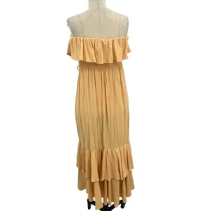 Free People‎ Endless Summer Tavia Strapless Maxi Dress Neutral Size XS thumbnail 7