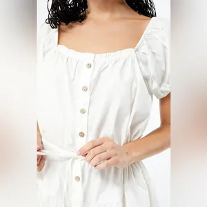 Free People A Sight For Sore Eyes White Romper thumbnail 3