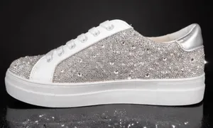 Rhinestone & Crystal Bling Soda Zeno-G shoe women’s size 9 thumbnail 1