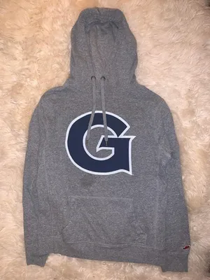 Georgetown University Hoddie Gray Size M thumbnail 1
