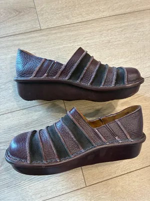 Spring Step Women’s Firefly Slip On Shoe Clog Leather Brown Size 39/8.5 thumbnail 3
