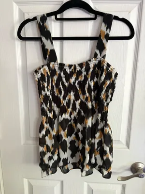 Rose + Olive Dressy tank top thumbnail 2