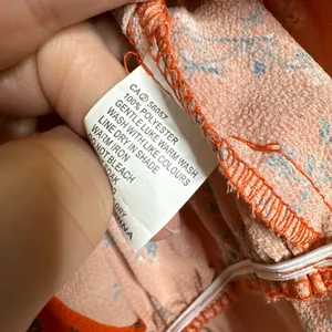 Princess Polly Size‎ 12 Orange Floral Rhea Top CP0197 thumbnail 6