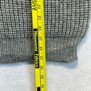 LOFT & BROWNSTONE Sweater Women's L Chunky Gray Crew Neck Pullover Knit‎ Wool thumbnail 8