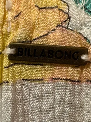 Billabong floral strapless romper vibrant floral women’s M thumbnail 5