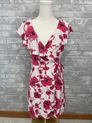 Free People French Quarter Floral Wrap Mini Dress thumbnail 2