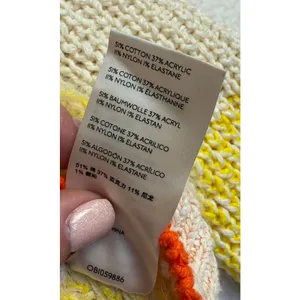 Free People Sunbrite Mock Neck Sweater Cropped‎ Baggy Size XSmall thumbnail 7