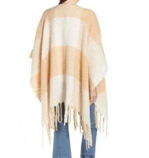 Free people Hampton plaid tassel poncho thumbnail 2