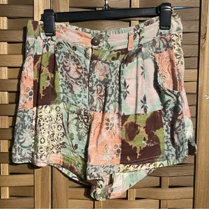 Free People Patterned Shorts thumbnail 1