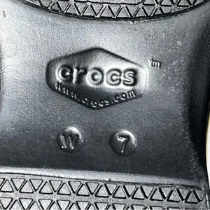 Crocs Black & Gray Leopard Print Neria Pro Slip Resistant Work Clogs Shoes 7 thumbnail 9