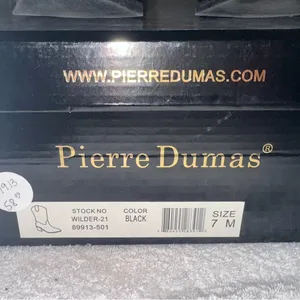Pierre Dumas Black Sparkle Boots thumbnail 4