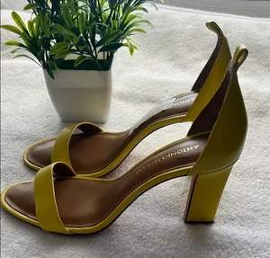 Antonio melani Yellow Heels Elegant Satin Design thumbnail 1