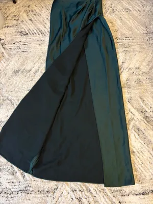 BHLDN Sleeveless Maxi Formal Dress Women Size 4 Dark Green thumbnail 11