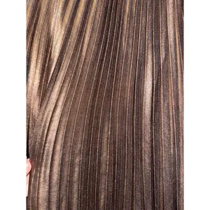 Leith pleated midi skirt with golden reflections - size small‎ thumbnail 3