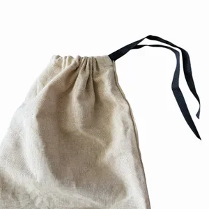 Gucci 2 Dust Bags Oatmeal Cotton Shoe Storage Travel Bags‎ 17x8.25 thumbnail 4