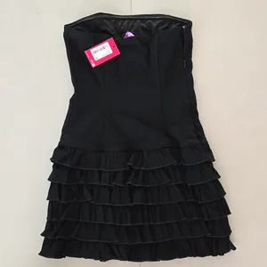 NWT! Edikted Strapless Tiered Ruffle Hem Minidress Size M thumbnail 5