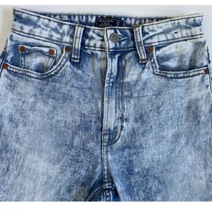Abercrombie & Fitch Simone High Rise Slim Blue Acid Wash Jeans Size‎ 25 0R thumbnail 12