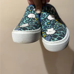 Coach Cameron‎ Aqua Blue Floral Flat Slip-on Sneakers Women’s US Size 6.5 T thumbnail 5