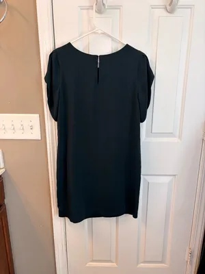 Naked Zebra Classic Dark Green Short-Sleeve Shift Dress thumbnail 4