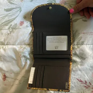 Coach Madison Python Print Wallet. thumbnail 2