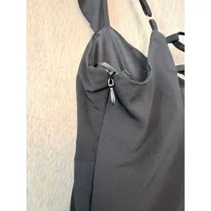 Black Landon Mini Dress Tie Back Princess Polly Size 10 thumbnail 5