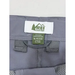 REI Co-op Savanna Trails Pants Womens 16 Petite Gray Hiking‎ Cargo Roll Up Hem thumbnail 2