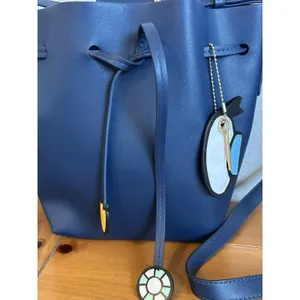 Disney Donald Blue Bucket Style Tote/Purse Pull‎ Closure Key Chain NWOT thumbnail 3