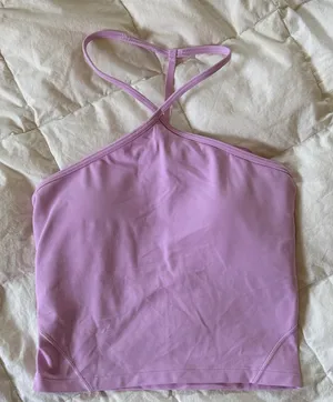 Lululemon Pink Halter Top thumbnail 1
