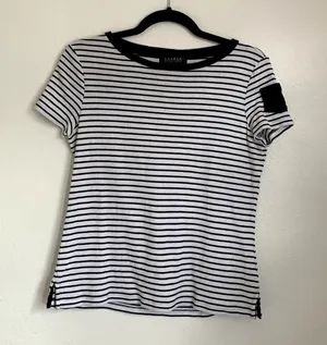 5/$25 Lauren Ralph‎ Lauren Striped T-shirt thumbnail 1