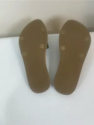 Old Navy Leopard-Print Slide Sandals in Tan and Black thumbnail 4
