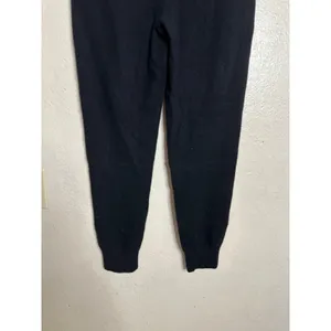 Quince 100% Mongolian Cashmere Sweatpants Jogger Black Womans S Knit Lounge thumbnail 8