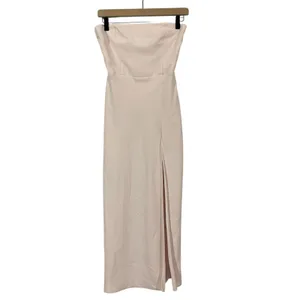 Amanda Uprichard Mandy Midi Dress - Blush - Small thumbnail 7