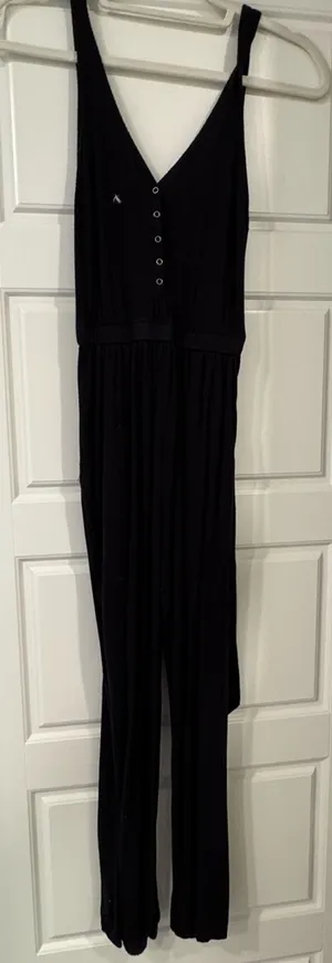 Abercrombie & Fitch Classic Black Jumpsuit thumbnail 1