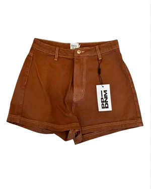 NWT Princess Polly Darby Short Brown Denim High Waisted 4 thumbnail 3