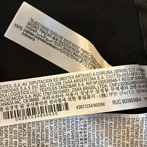 Zara Black Faux Leather Skinny Leggings/Pants - Size Medium thumbnail 9