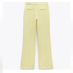 ZARA Lemon Yellow Trouser Pants thumbnail 2