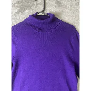 Lauren Ralph Lauren XL Purple Pleated Georgette Long Sleeve Blouse Classic New thumbnail 2