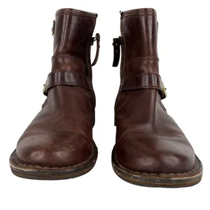UGG Fabrizia Buckle Biker Boots Ankle Boots 7.5 Dark Brown 1001661 thumbnail 12
