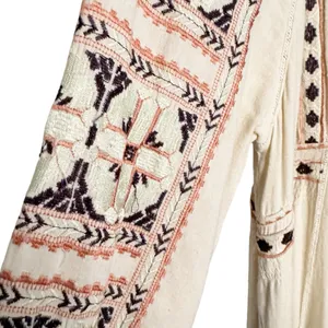 Free People All My Life Mini Tunic Dress Off-White SZ XS thumbnail 5