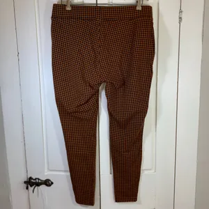 Lands End Starfish Leggings Womens‎ Large 14-16 Brown Houndstooth Knit Pants L thumbnail 2