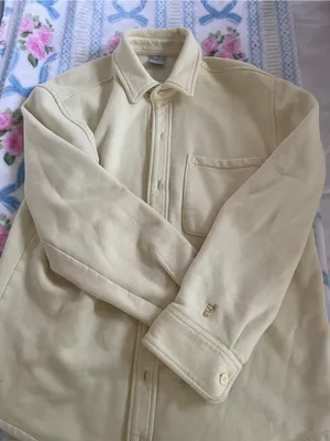 Aritzia Pale Cream Lightweight Shirt Jacket thumbnail 1