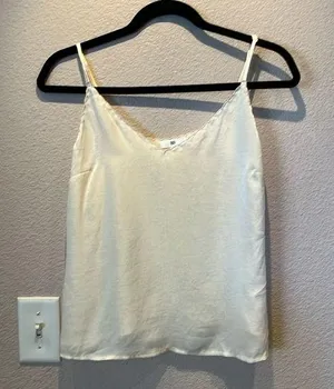 Nordstrom BP Brass Plum Cream Camisole Tank Top Size XS thumbnail 1
