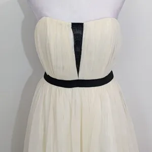 a. drea Cream Strapless Tulle Mini Cocktail Dress NWT Size Small thumbnail 4