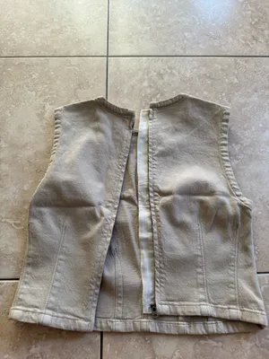 Abercrombie and fitch khaki denim top thumbnail 3
