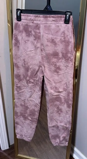 Pink and Purple sweatpants thumbnail 1