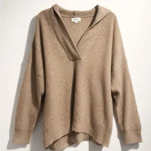 Aerie CozyUp Waffle Sweater Hoodie thumbnail 2
