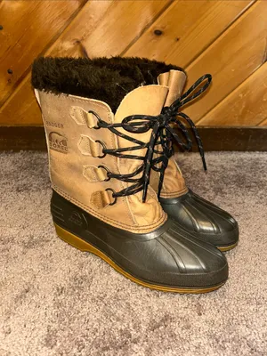 Sorel Badger Vintage 90s leather winter boots thumbnail 5